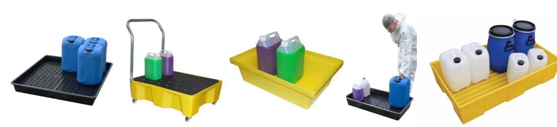 picture of Polythene and steel drip tray and small container range