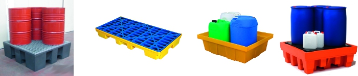 picture of polyethylene sump pallets
