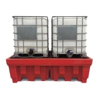 Polyethylene Sump Pallet for 2 IBCs