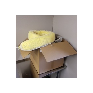 Box of Chemical Spill Absorbent Boom for Drips and Leaks  6m