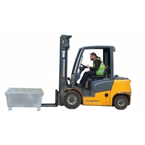Budget Steel Spill Sump Pallet For 2 x IBC forklift