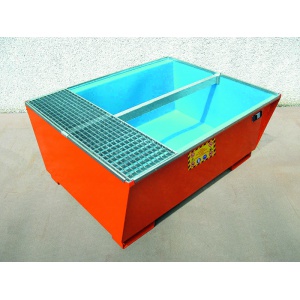 Premium Steel Sump Pallet With Polyethylene Inner Lining For 1 IBC