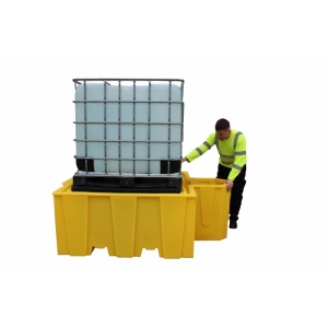 IBC Spill Pallet with Integral Drip Tray
