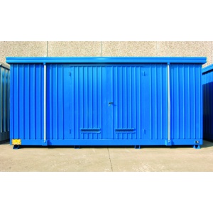Multipurpose Storage Container 11m² with Containment Sump out side storage