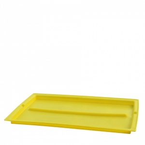 Polyethylene Low Profile Open Drip Tray for spills 60L without drums
