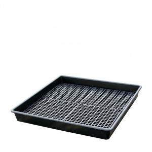 Drip Tray made from Recycled Polythene with a grid and a sump of 100 litres no drums