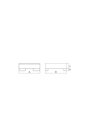 Premium Sump Pallet for 2 Drums (Grid) Drawing