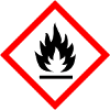 Flammable Symbol for sump container